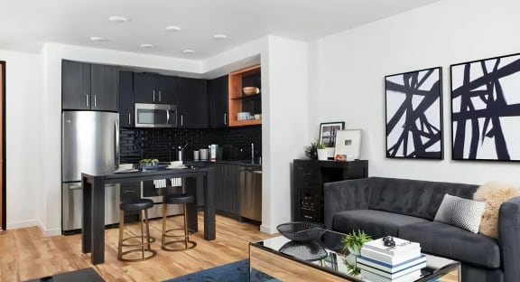 Open Plan Concept for Living and Dining Areas