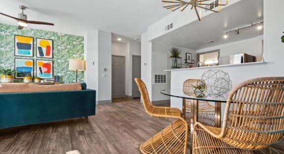 Modern Open Plan Concept for Living and Dining Areas