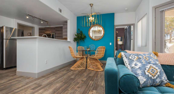 Modern Open Plan Concept for with Ceiling Fans