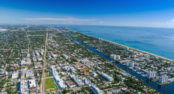 Aerial View of Delray Beach
