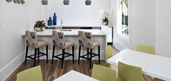 Amerige Pointe Community Business Community Workspace with Large Tables at Amerige Pointe, Fullerton, CA
