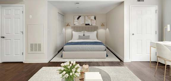 Studio Style Apartments with Dedicated Bedroom Space