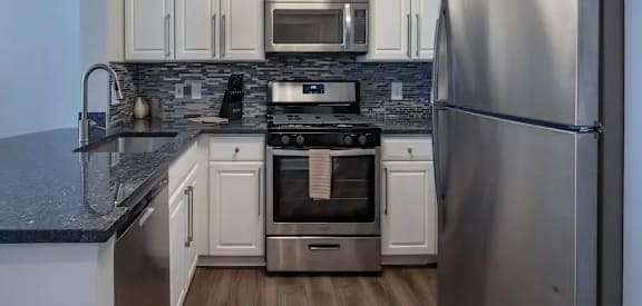 Kitchen with Stainless Steel Appliances