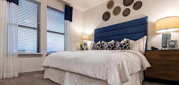 Oversized Carpeted Bedroom