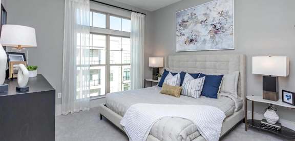 Spacious Bedroom with Large Window
