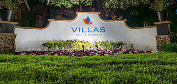 Villas at the Gardens Sign