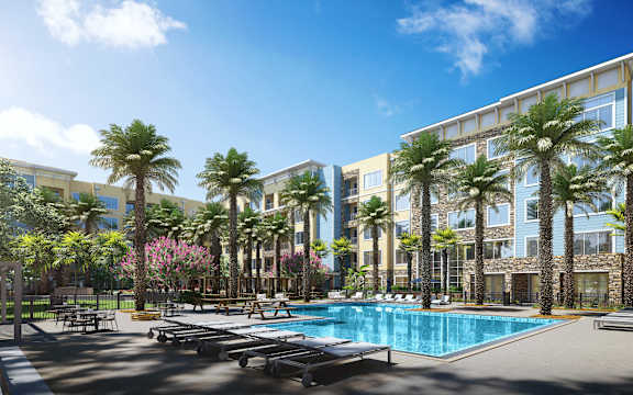 Breathtaking View Of Community at Anchor at Gulf Harbors 62+ Apartments, New Port Richey, Florida
