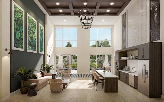 Community Room at The Stillwaters 62+ Apartment Homes, Apopka, FL, 32712