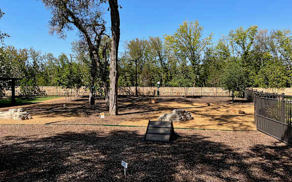 Spacious Fenced-In Pet Park with Natural Surroundings at The Elm at River Park
