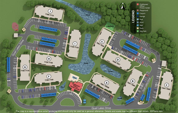 Quail Hollow Site Map