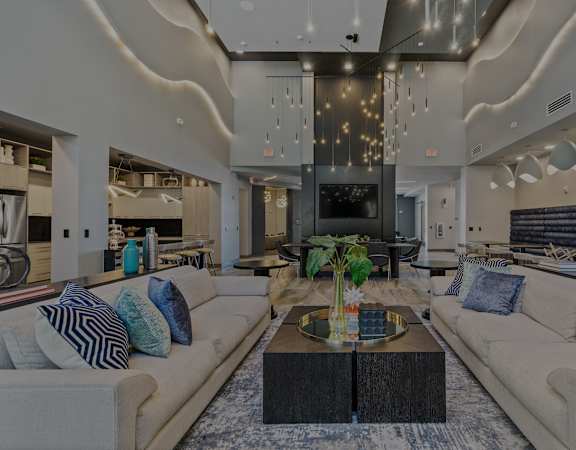 Axio at Carillon - Resident clubhouse social area