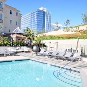 Large Pool at 360 Luxury Apartments, California