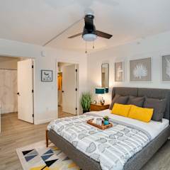 a picture of the spacious bedroom at Presidio Palms Apartments, Arizona, 85701