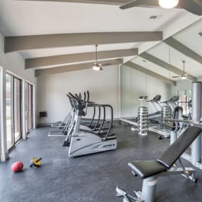 the gym at the landing at pullman apartments in pullman at Brightwaters Apartments, Little Rock, Arkansas