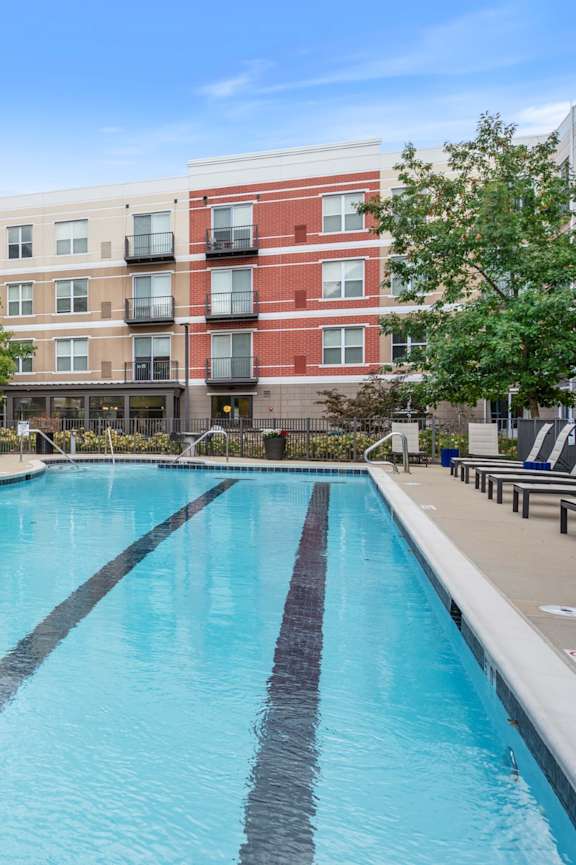 Swimming Pool Area at Avant at the Arboretum, Lisle 60532