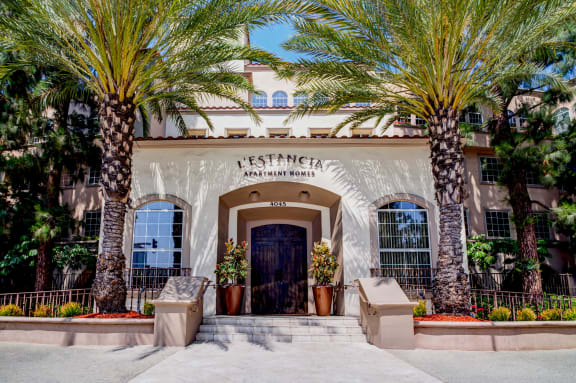the building in which the hotel is located at L'Estancia, Studio City, CA, 91604