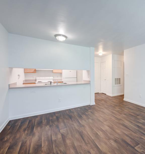 Unfurnished Living Area at Carolina Springs Apartments, North Carolina, 27510