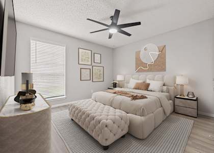 Cozy and Modern Bedroom at City-Base Vista, San Antonio