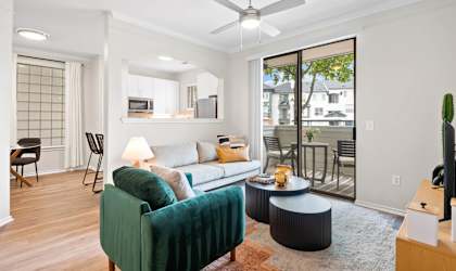 Modern Living Room at Mission Gate in Plano