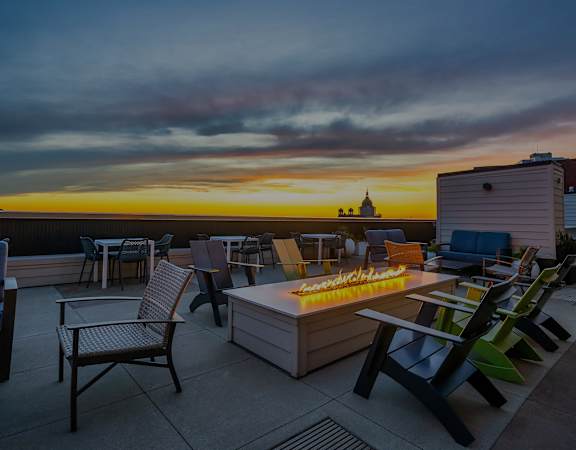 Fire pit lounge - Eitel Apartments