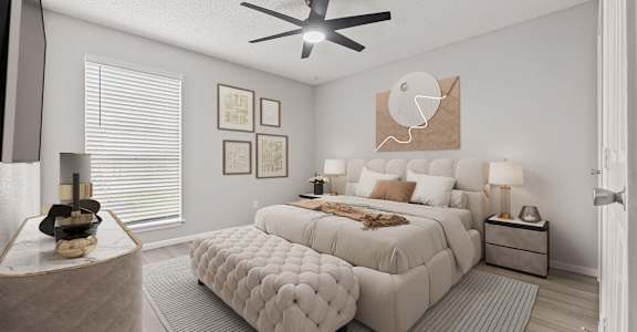 Cozy and Modern Bedroom at City-Base Vista, San Antonio