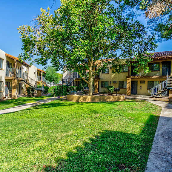 Village Park Apartments in Encinitas, CA, offers a park-like community with wide-open green spaces!