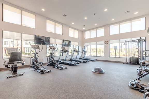 Cardio Machines at The Paramount, Atlanta Georgia