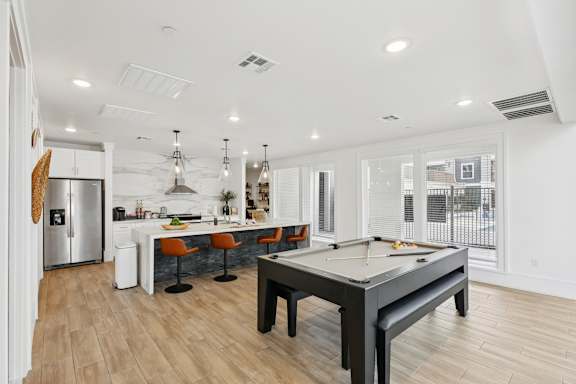 Game Room at Harrisburg Lofts, Houston, Texas