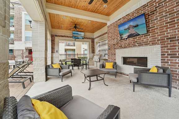Outdoor patio at Kings Landing, Texas, 77339