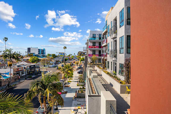 Street view at AMP 30 Apartments, San Diego, 92116