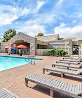 Village Park Apartments in Encinitas, CA has bright and spacious living rooms!