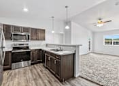Thumbnail 15 of 32 - Kitchen Interior at Red Rock Apartments, Rapid City, SD, 57702