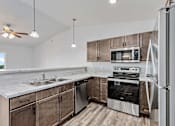 Thumbnail 4 of 32 - Urban Kitchen at Red Rock Apartments, Rapid City, South Dakota