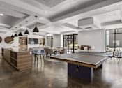 Thumbnail 59 of 74 - Communal Area with a Ping Pong Table at The Flats at Riverwoods, Provo, UT, 84604