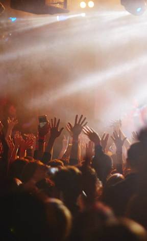 Crowd enjoying music at Watermark at Urban Blu, Florida, 32407