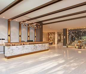 Lobby Reception at The Franklin at Tenafly Apartments, Tenafly, 07670