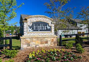 Property Sign at Brighton Townhomes in Acworth, Georgia 30102