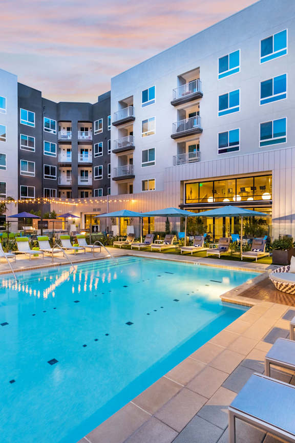 Pool at Avel Apartment Homes in Orange CA