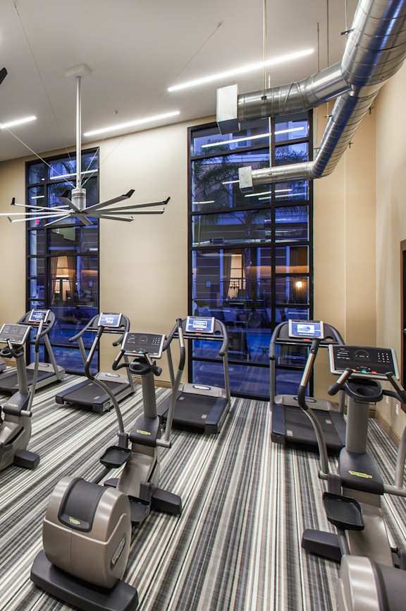 Fitness center at The Verdant in San Jose CA