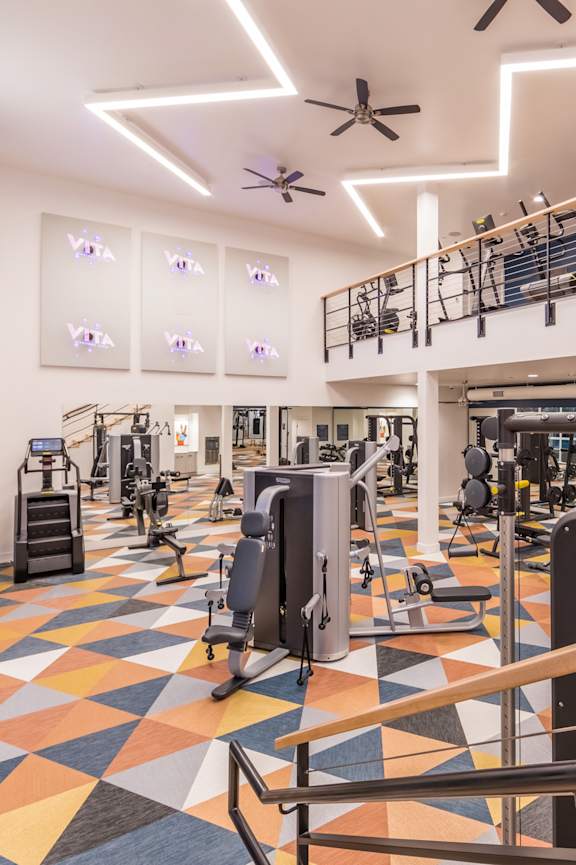 Fitness center at Vita Apartment Homes in Orange CA