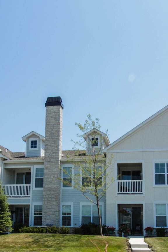 Outdoor Fireplace at TLC Grand Apartments, Deerfield, IL 60015