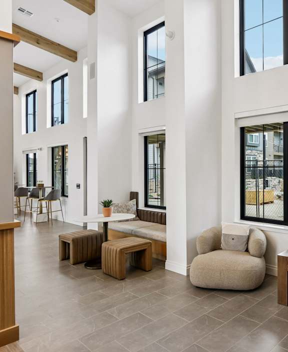 Residential Swimming Pool at Heritage on Hover Apartments, Longmont, Colorado
