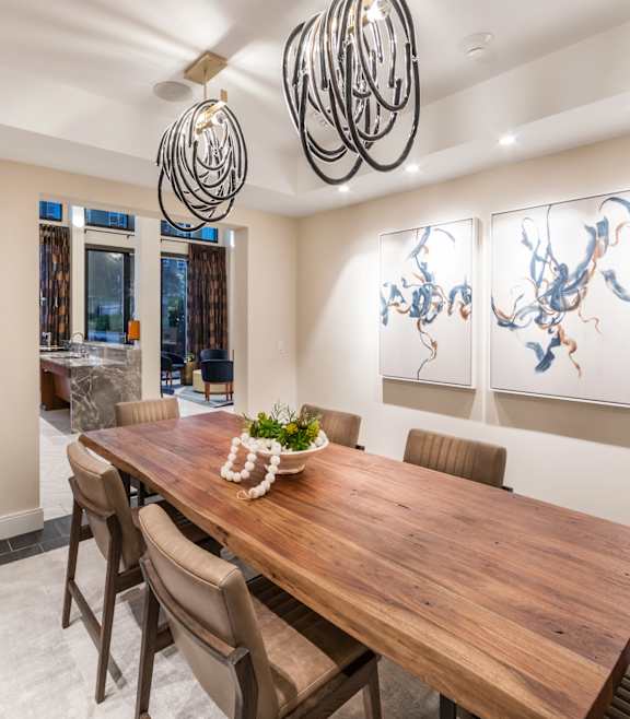 Dining area at Totem Lake in Kirkland WA