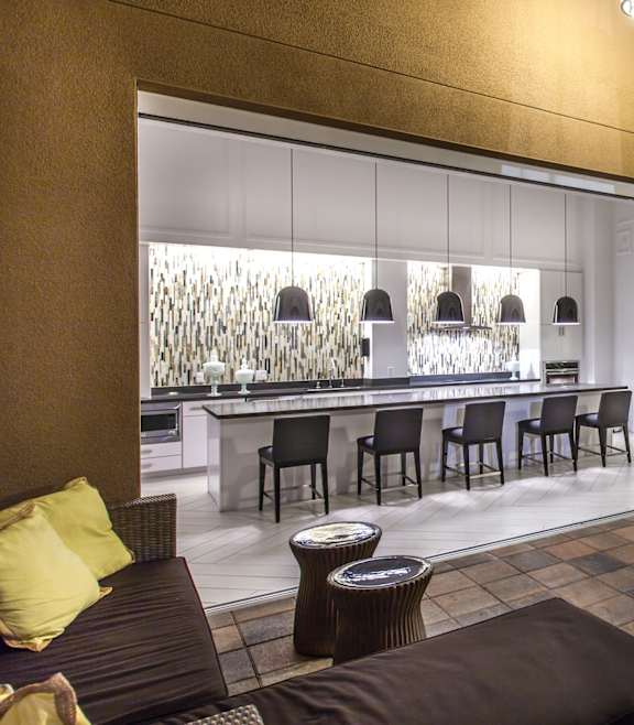Social living area at The Verdant in San Jose CA