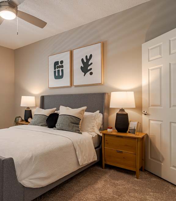 Comfortable Bedroom at Willowest in Vinings, Georgia, 30339