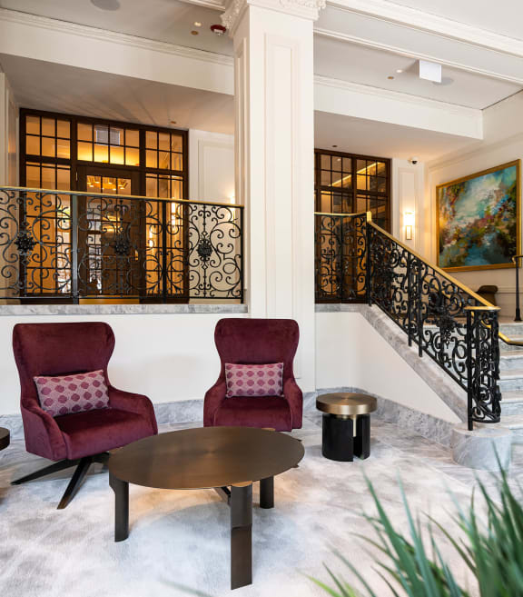 the lobby or reception area at the spectator hotel  convention center at the Belden Stratford in IL 60614