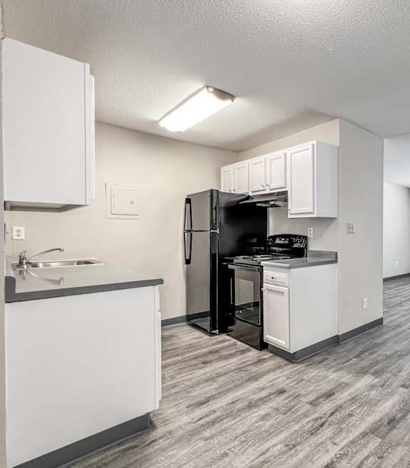 Kitchen at The Ridges Apartments, Iowa
