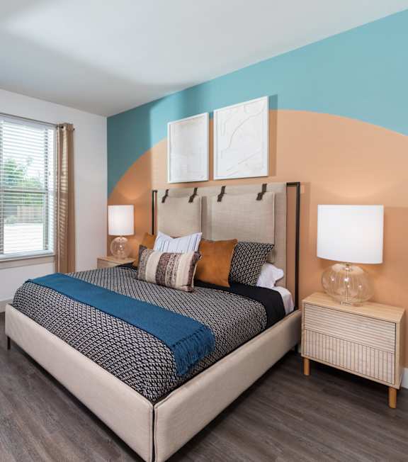 Bedroom at 1900 Parmer Apartments in Austin TX