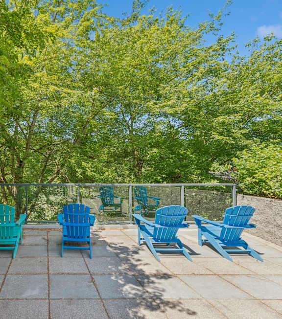 Outdoor space at Riverpark Apartments in Redmond WA