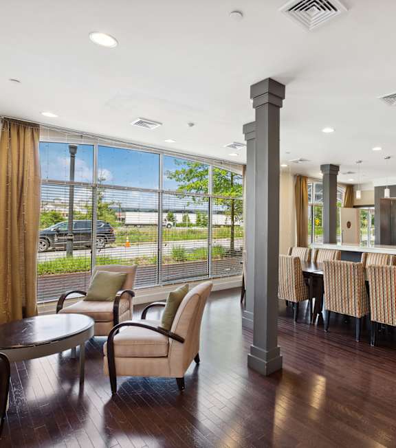 Social lounge at Westchester at the Pavilions in Waldorf MD